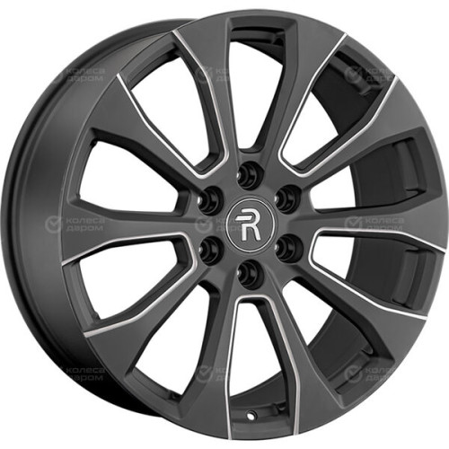 Колесный диск Replay TA18 9xR22 6x139.7 ET30 DIA100.1 черный с полированной лицевой частью