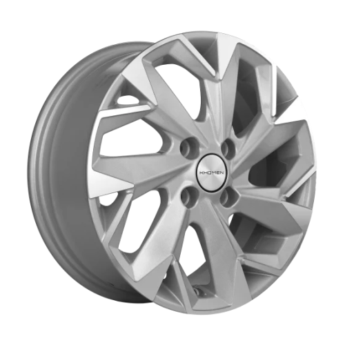 Легковой диск Khomen Wheels KHW1402 5,5x14 4x100 ET43 67,1 F-Silver-FP