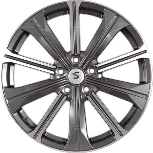 Колесный диск СКАД Premium Series КР013 (19_Tiggo 7 Pro) 7xR19 5x108 ET33 DIA60.1 светло-серый зеркальный