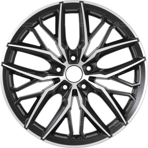 Колесный диск X-trike X139 7.5xR19 5x108 ET33 DIA60.1 черный матовый с полированной лицевой частью