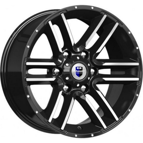 Легковой диск КиК Алгама 8x17 6x139,7 ET-10 106,1 Алмаз черный