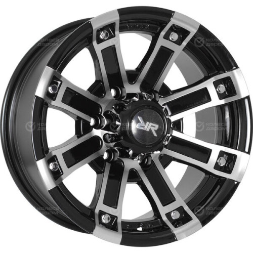 Колесный диск Race Ready CSS2516 7.5xR16 5x139.7 ET-10 DIA110.5 чёрный глянцевый с проточкой