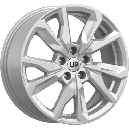 Колесный диск WUP Up114 7xR17 5x108 ET33 DIA60.1 глянцевый серебристый