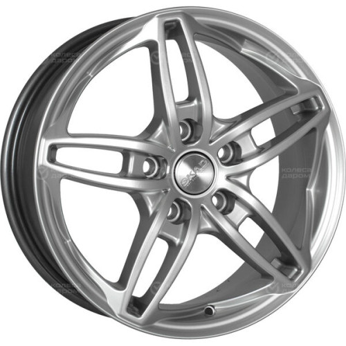 Колесный диск СКАД Турин 7xR17 5x114.3 ET48.5 DIA67.1 серебристый