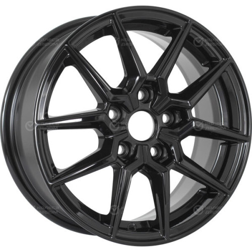 Колесный диск WUP Up117 6.5xR15 5x100 ET38 DIA57.1 черный глянцевый