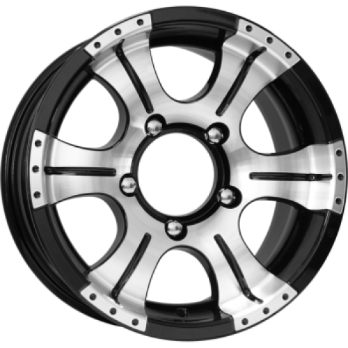 Легковой диск КиК Байконур 7x15 5x139,7 ET20 110,1 Алмаз черный