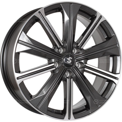 Колесный диск СКАД Premium Series КР013 (19_EXEED TXL) 7xR19 5x108 ET36 DIA65.1 серый глянцевый с полированной лицевой частью
