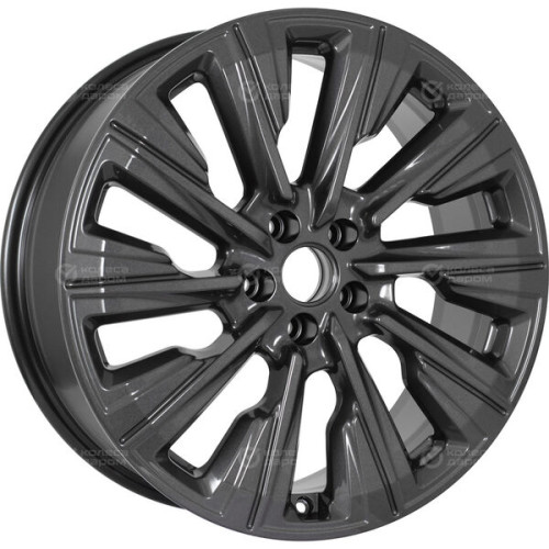 Колесный диск КиК Галего 7.5xR19 5x114.3 ET40 DIA64.1 (уценка) насыщенный темно-серый полностью полированный