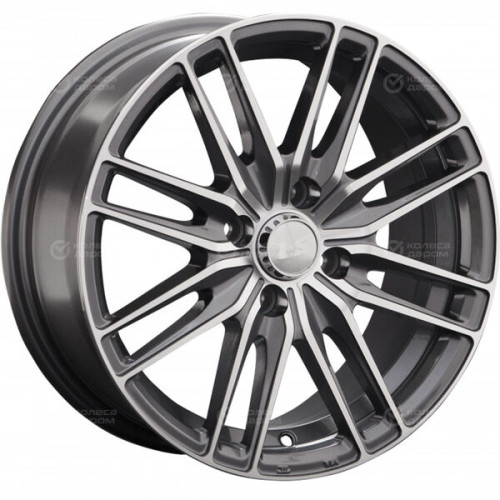 Колесный диск LS LS 760 7xR16 5x100 ET40 DIA57.1 насыщенный темно-серый полностью полированный
