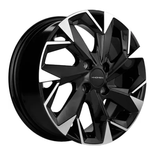 Легковой диск Khomen Wheels KHW1508 6x15 4x100 ET45 56,6 Black-FP