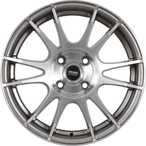 Колесный диск Megami MGM-3 6xR15 4x114.3 ET40 DIA67.1 насыщенный темно-серый полностью полированный