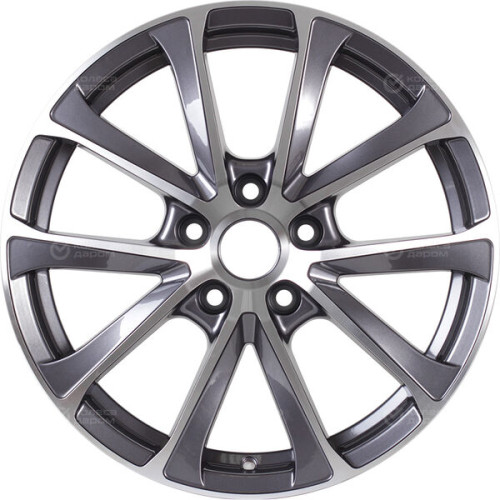 Колесный диск Replay LX130 7xR17 5x114.3 ET35 DIA60.1 насыщенный темно-серый полностью полированный