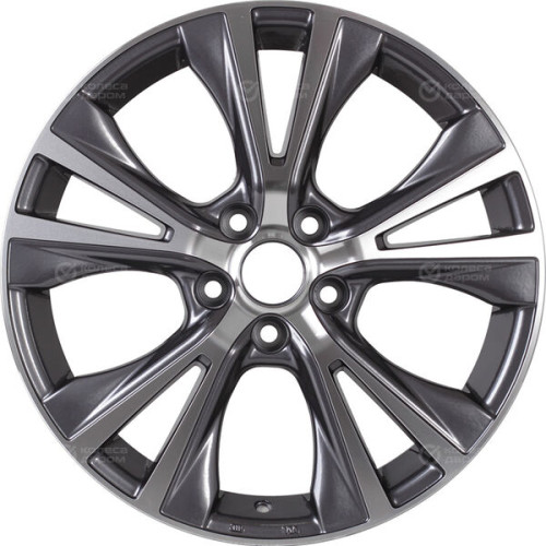 Колесный диск Replay KI232 7.5xR18 5x114.3 ET46 DIA67.1 насыщенный темно-серый полностью полированный