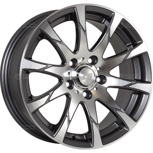 Колесный диск LS LS 233 7.5xR17 5x112 ET40 DIA73.1 насыщенный темно-серый полностью полированный