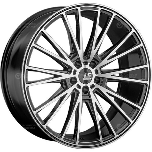 Колесный диск LS FlowForming LS RC60 9xR21 5x112 ET25 DIA66.6 черный полностью полированный