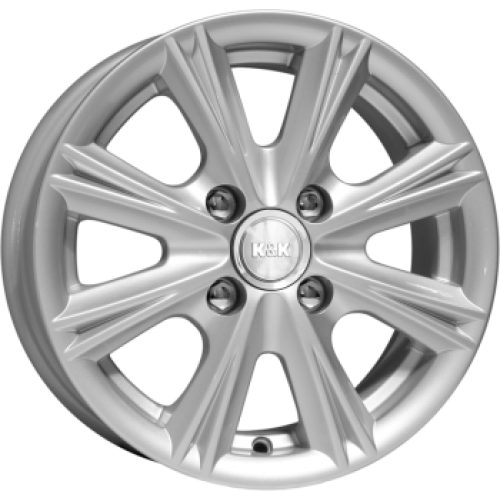 Легковой диск КиК Аттика 5,5x14 4x98 ET35 58,6 Сильвер