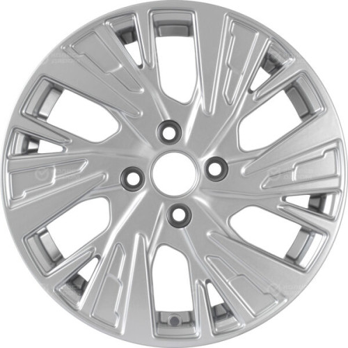 Колесный диск KDW KD1580 6xR15 4x100 ET46 DIA54.1 серебристый
