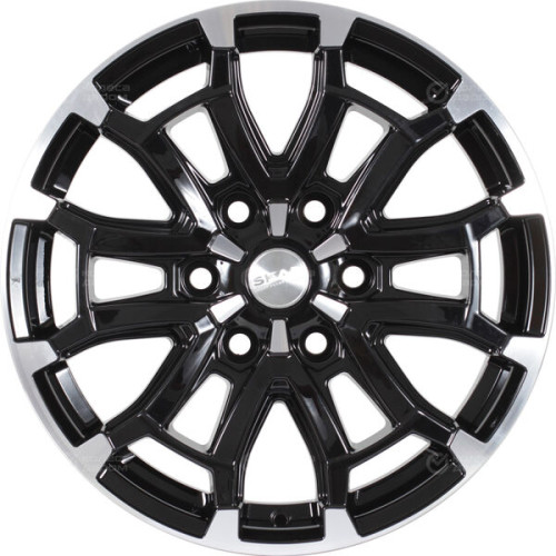 Колесный диск СКАД Авилис 8xR18 6x139.7 ET30 DIA106.1 черный глянцевый с полированной лицевой поверхностью