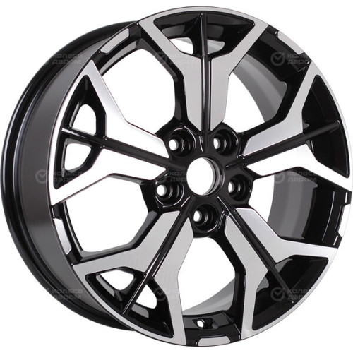 Колесный диск Replay CHG8 7xR17 5x110 ET45 DIA67.1 черный полностью полированный