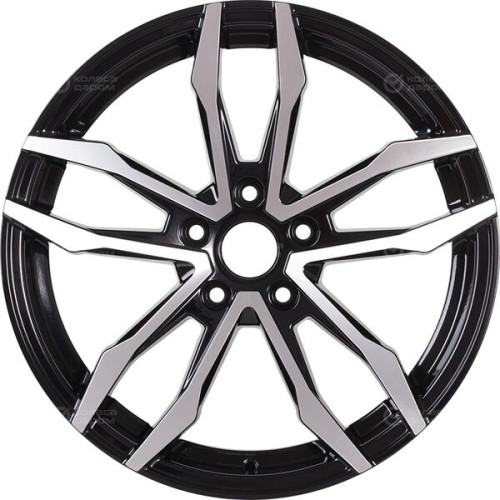 Колесный диск Replay TY336 7.5xR17 5x114.3 ET40 DIA60.1 черный глянцевый с полированной лицевой частью