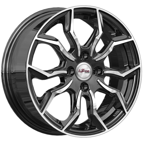 Легковой диск iFree Бохо 6x15 4x100 ET45 60,1 Блэк Джек