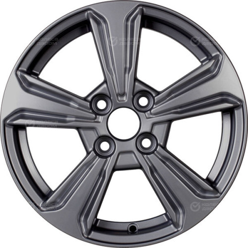 Колесный диск KHOMEN KHW1502 (ZV15_Vesta/Almera) 6xR15 4x100 ET50 DIA60.1 насыщенный темно-серый
