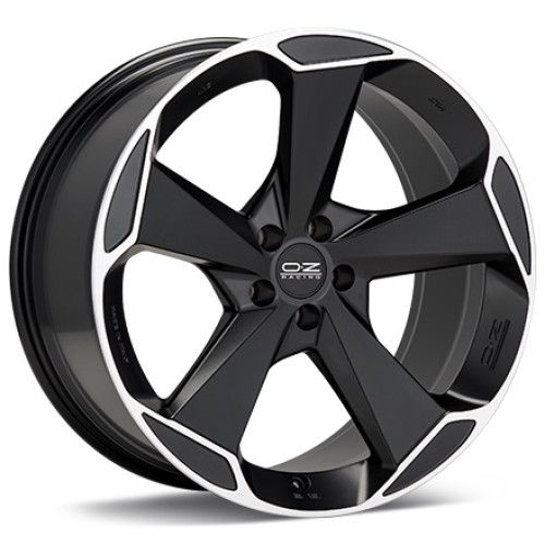 Легковой диск OZ Aspen HLT 9,5x20 5x108 ET36 63,4 Matt Black + Diamond Cut