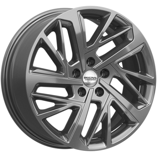 Легковой диск СКАД KL-372 7x17 5x114,3 ET37 66,6 Графит (уценка: мятый обод)