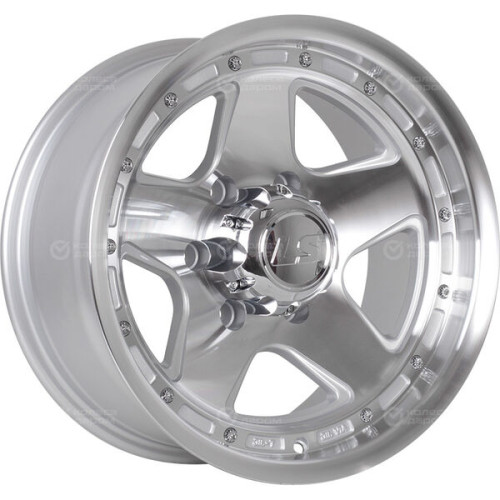 Колесный диск LS LS 870 8xR16 6x139.7 ET-20 DIA106.1 серебристый полированный