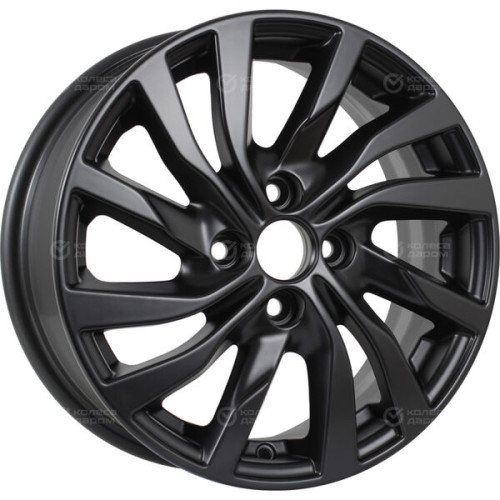 Колесный диск KDW KD1546 (15_Vesta) 6xR15 4x100 ET50 DIA60.1 черный матовый