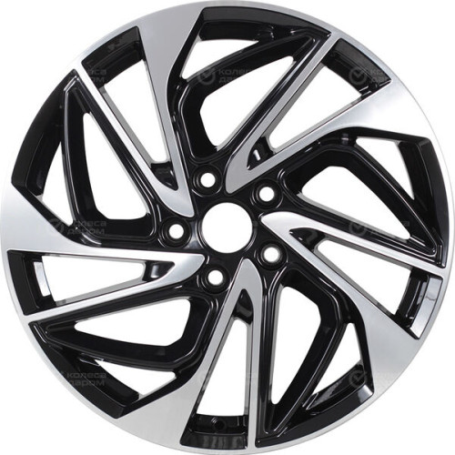 Колесный диск iFree Original КС883 (ZV 18_Geely Atlas) 7xR18 5x114.3 ET45 DIA60.1 черный глянцевый с полированными элементами лицевой поверхности