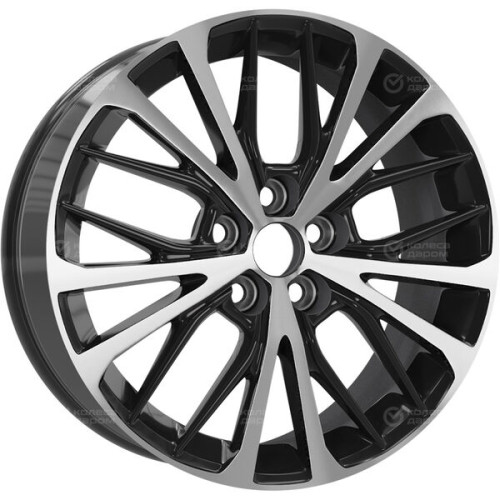 Колесный диск Replay TY279 7.5xR17 5x114.3 ET45 DIA60.1 черный глянцевый с полированной лицевой частью