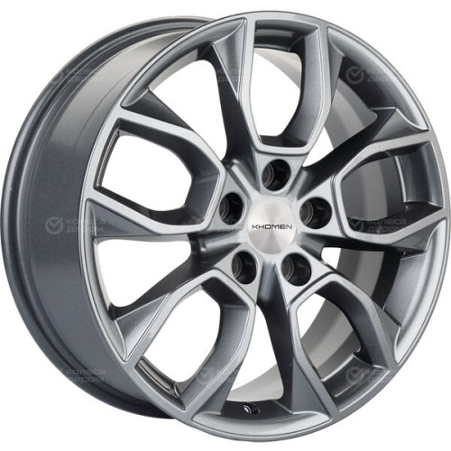 Колесный диск KHOMEN KHW1713 (ZV17_Sportage) 7xR17 5x114.3 ET48.5 DIA67.1 насыщенный темно-серый