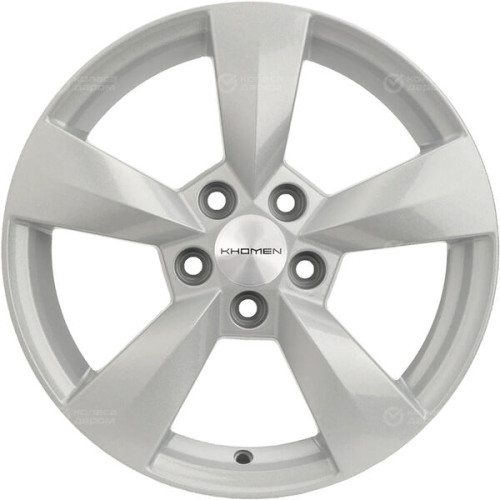 Колесный диск KHOMEN KHW1504 (ZV15_Polo) 6xR15 5x100 ET40 DIA57.1 серебристый
