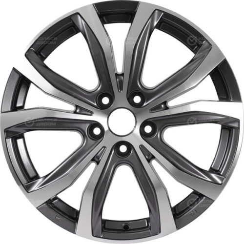 Колесный диск Replay HV64 8xR18 5x114.3 ET37 DIA66.6 насыщенный темно-серый полностью полированный