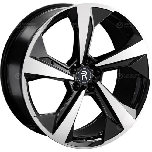 Колесный диск Replay B339 9.5xR21 5x112 ET37 DIA66.6 черный глянцевый с полированной лицевой частью