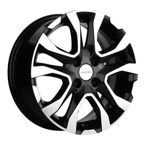 Легковой диск Khomen Wheels KHW1503 6x15 4x100 ET40 60,1 Black-FP
