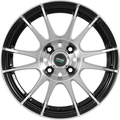 Колесный диск Megami MGM-3 6xR15 5x100 ET38 DIA57.1 черный полностью полированный