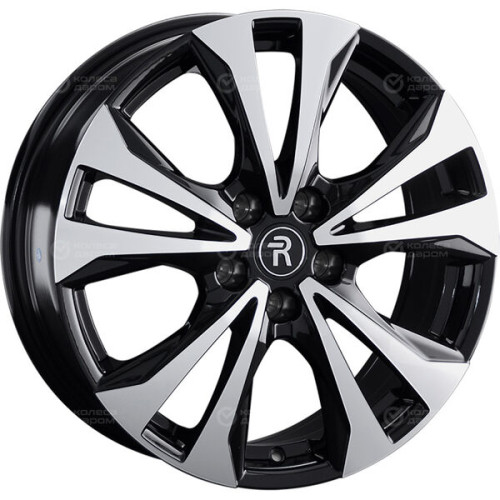 Колесный диск Replay NS232 7xR18 5x114.3 ET40 DIA66.1 черный с полированной лицевой стороной