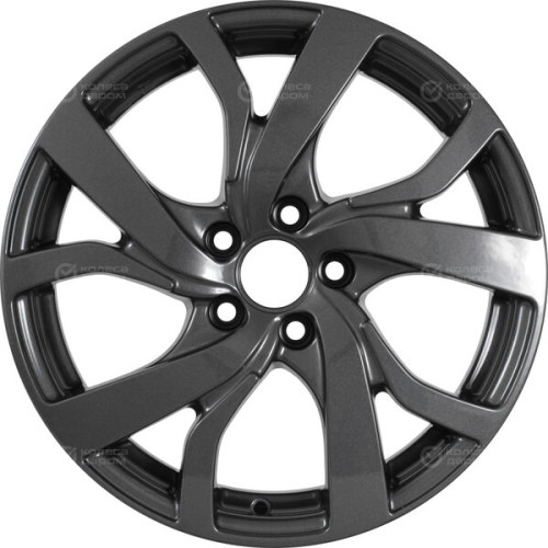 Колесный диск КиК Палермо-оригинал 6.5xR16 5x114.3 ET47 DIA66.1 насыщенный темно-серый полностью полированный