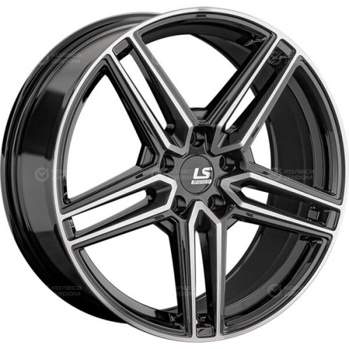 Колесный диск LS FlowForming LS RC79 8.5xR19 5x114.3 ET30 DIA67.1 черный полностью полированный