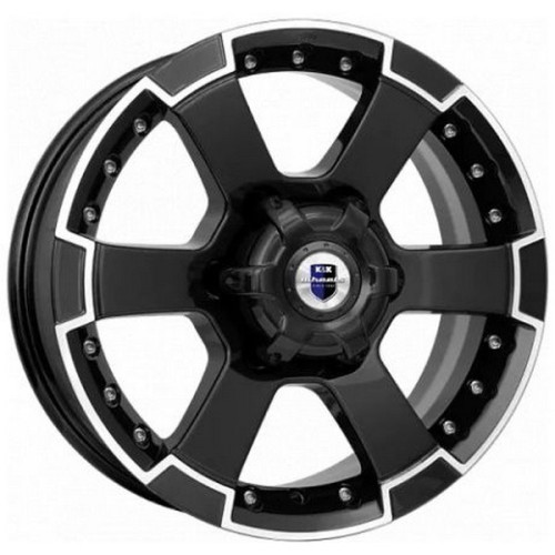 Легковой диск КиК М56 (КС593) 7x16 6x139,7 ET30 106,1 Алмаз черный