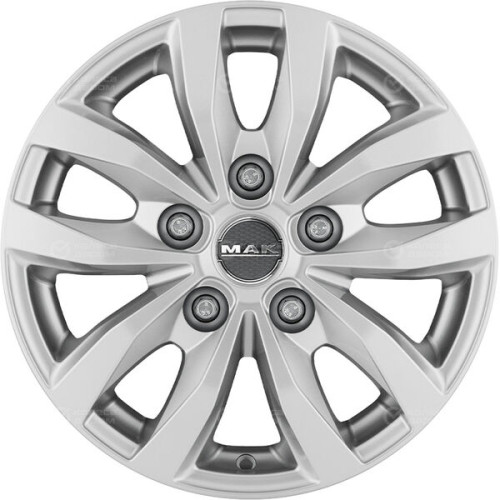 Колесный диск MAK Load 5 7xR17 5x112 ET51 DIA66.6 серебристый
