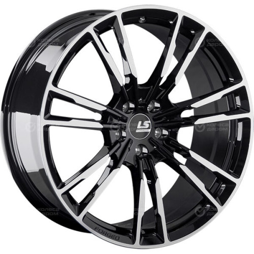 Колесный диск LS Forged FG06 8xR19 5x112 ET27 DIA66.6 черный полностью полированный