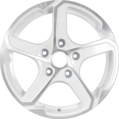 Колесный диск СКАД Аллигатор 6xR15 5x114.3 ET38 DIA67.1 белый с полированной лицевой частью