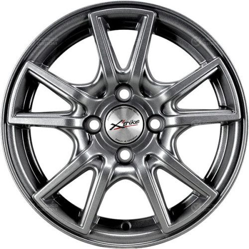 Колесный диск X-trike X104 6xR14 4x100 ET38 DIA67.1 темно-серебристый