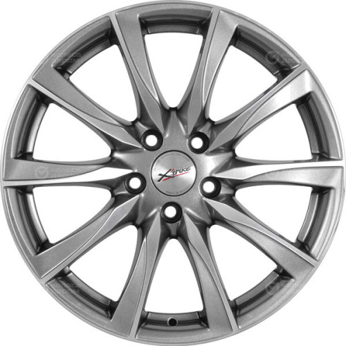 Колесный диск X-trike X120 7xR17 5x114.3 ET40 DIA64.1 темно-серебристый с полированной лицевой частью