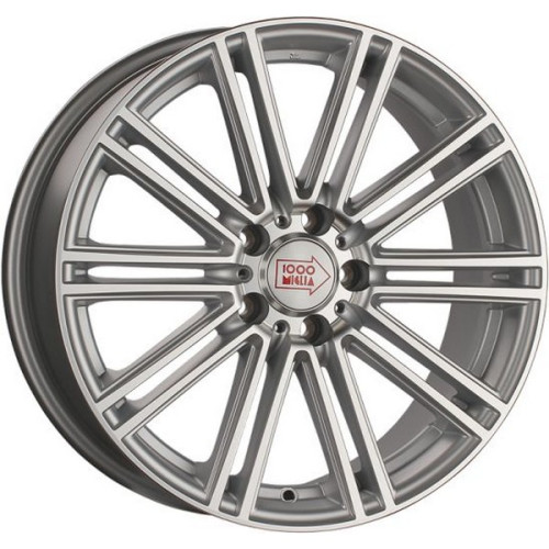 Легковой диск 1000 Miglia MM1005 8,5x20 5x114,3 ET42 72,6 Matt Silver Polished