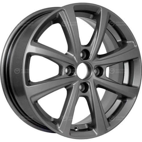 Колесный диск Carwel Акуш 6xR15 4x100 ET37 DIA60.1 серый матовый
