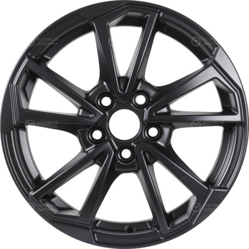 Колесный диск KDW KD1550 (15_Rapid) 6xR15 5x100 ET38 DIA57.1 черный матовый